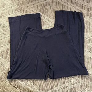 Athleta XS Navy Blue Wide-Leg Lounge Pants